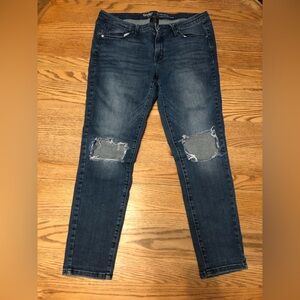 Distressed Mossimo Skinny Jeans - Size 14
